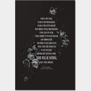 Bene Gesserit Litany Against Fear Posters and Art